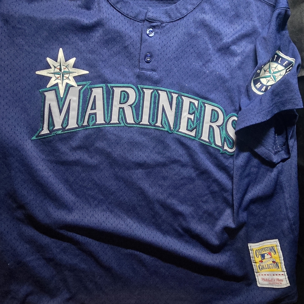 Mitchell & Ness Authentic Seattle Mariners Ken Griffey Jr # 24 Jersey Mens 2XL